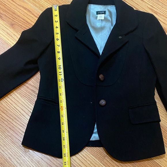 J. Crew Bella Black Blazer with Button Detail - Picture 10 of 13
